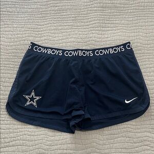 Nike Dallas Cowboys Women’s Navy Blue Mesh Shorts